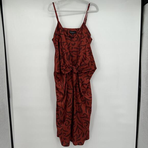 Women's Eloquii NWT Sundress Brick Red Dress 18 - Picture 1 of 5